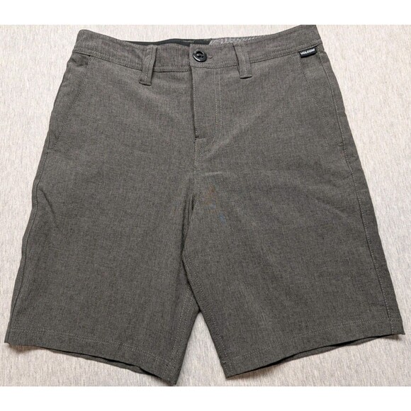 VOLCOM Mens Chino Shorts W27 Small  Grey - Picture 1 of 9